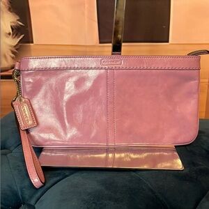 Coach Lavender Wristlet